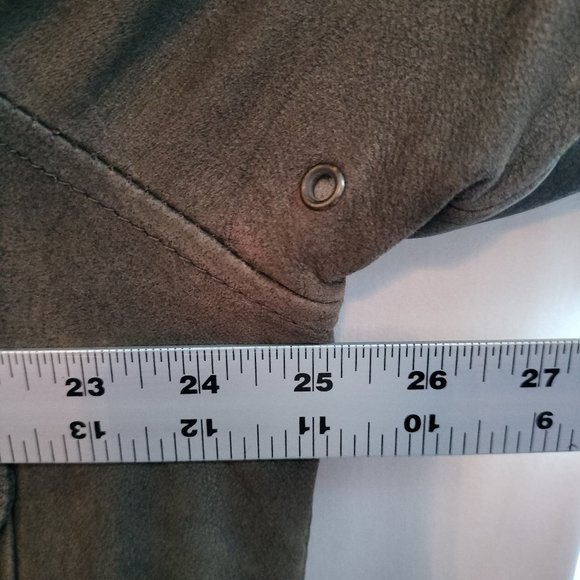 VTG Hunt Club Brown Leather Bomber Jacket Mens Size Big 48R Retro 80s Aviator - Picture 16 of 16